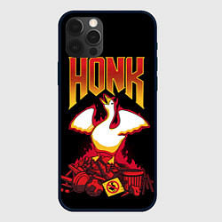 Чехол для iPhone 12 Pro Goose - honk, цвет: 3D-черный