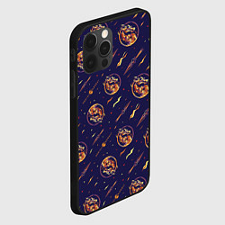 Чехол для iPhone 12 Pro Mortal Kombat logo pattern, цвет: 3D-черный — фото 2