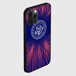 Чехол для iPhone 12 Pro Ramones red energy, цвет: 3D-черный — фото 2