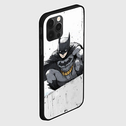 Чехол для iPhone 12 Pro Бэтмен наблюдает сверху, цвет: 3D-черный — фото 2