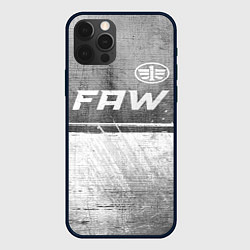 Чехол для iPhone 12 Pro FAW - grey gradient посередине, цвет: 3D-черный