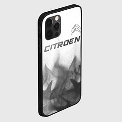 Чехол для iPhone 12 Pro Citroen - white gradient посередине, цвет: 3D-черный — фото 2