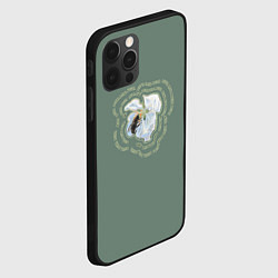 Чехол для iPhone 12 Pro Весна пчела на цветке, цвет: 3D-черный — фото 2