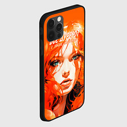 Чехол для iPhone 12 Pro Все дуреют с этих шатенок, цвет: 3D-черный — фото 2