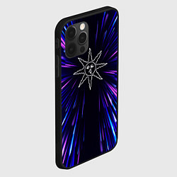 Чехол для iPhone 12 Pro Dark Souls neon energy, цвет: 3D-черный — фото 2