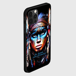 Чехол для iPhone 12 Pro Все дуреют с этой косметики, цвет: 3D-черный — фото 2
