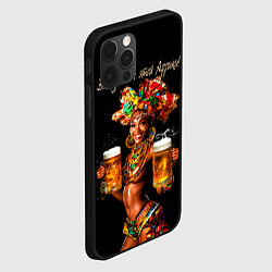 Чехол для iPhone 12 Pro Все дуреют с этой Африки, цвет: 3D-черный — фото 2