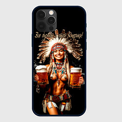 Чехол для iPhone 12 Pro Все дуреют с этой Америки, цвет: 3D-черный
