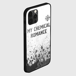 Чехол для iPhone 12 Pro My Chemical Romance - white gradient посередине, цвет: 3D-черный — фото 2