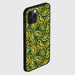 Чехол для iPhone 12 Pro Зелёные кастеты, цвет: 3D-черный — фото 2