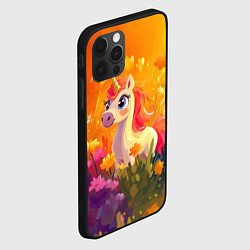 Чехол для iPhone 12 Pro Милая енинорожка, цвет: 3D-черный — фото 2