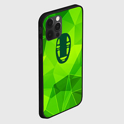 Чехол для iPhone 12 Pro Spirited Away green poly, цвет: 3D-черный — фото 2