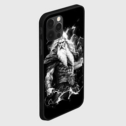Чехол для iPhone 12 Pro Перун бог громовержец, цвет: 3D-черный — фото 2
