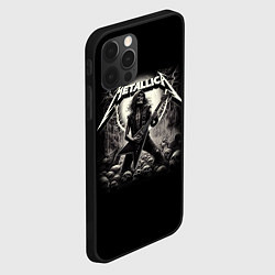 Чехол для iPhone 12 Pro Metallica - guitar solo, цвет: 3D-черный — фото 2