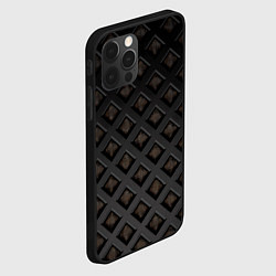 Чехол для iPhone 12 Pro Геометрический узор, цвет: 3D-черный — фото 2