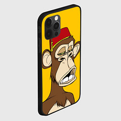 Чехол для iPhone 12 Pro NFT ape monkey, цвет: 3D-черный — фото 2