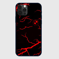 Чехол для iPhone 12 Pro BMW storm red color, цвет: 3D-черный