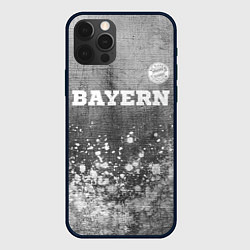 Чехол для iPhone 12 Pro Bayern - grey gradient посередине, цвет: 3D-черный