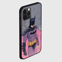 Чехол для iPhone 12 Pro Бэтмен с розовым плащом, цвет: 3D-черный — фото 2