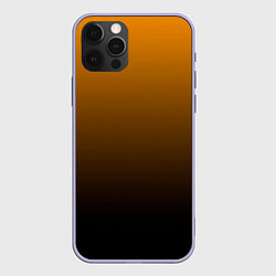 Чехол для iPhone 12 Pro Orange gradient, цвет: 3D-светло-сиреневый