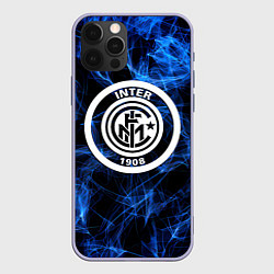 Чехол для iPhone 12 Pro Inter smoke neon, цвет: 3D-светло-сиреневый
