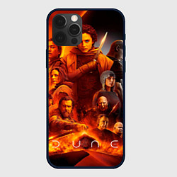 Чехол для iPhone 12 Pro Главные герои Dune part two, цвет: 3D-черный