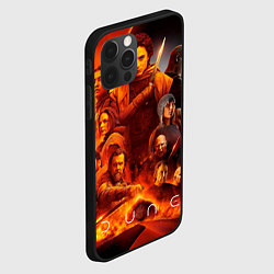 Чехол для iPhone 12 Pro Главные герои Dune part two, цвет: 3D-черный — фото 2