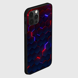 Чехол для iPhone 12 Pro Неоновая чешуя, цвет: 3D-черный — фото 2