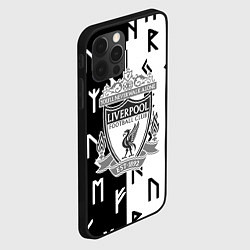 Чехол для iPhone 12 Pro Liverpool символы текстура, цвет: 3D-черный — фото 2