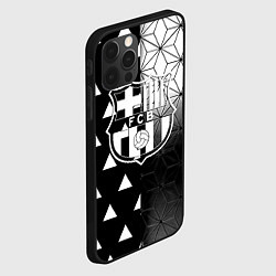 Чехол для iPhone 12 Pro Barcelona geometry black, цвет: 3D-черный — фото 2