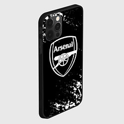 Чехол для iPhone 12 Pro Арсенал черепа краски, цвет: 3D-черный — фото 2