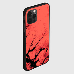 Чехол для iPhone 12 Pro Чёрное дерево абстракция коралловый, цвет: 3D-черный — фото 2