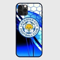 Чехол для iPhone 12 Pro Лестер сити броня соты, цвет: 3D-черный