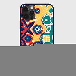 Чехол для iPhone 12 Pro Метаморфоза цвета и узора, цвет: 3D-черный