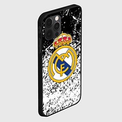 Чехол для iPhone 12 Pro Реал Мадрид краски, цвет: 3D-черный — фото 2