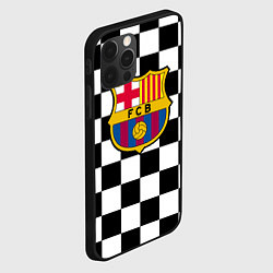 Чехол для iPhone 12 Pro Barcelona клетка, цвет: 3D-черный — фото 2
