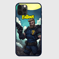 Чехол для iPhone 12 Pro Fallout седьмой, цвет: 3D-черный