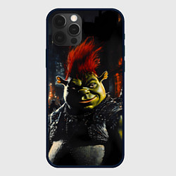 Чехол для iPhone 12 Pro Шрек боец с катаной, цвет: 3D-черный