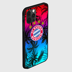 Чехол для iPhone 12 Pro Бавария Мюнхен неон тропики, цвет: 3D-черный — фото 2