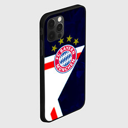 Чехол для iPhone 12 Pro Бавария звезды геометрия, цвет: 3D-черный — фото 2
