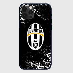 Чехол для iPhone 12 Pro Ювентус черепа краски, цвет: 3D-черный