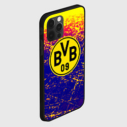 Чехол для iPhone 12 Pro Borussia краски, цвет: 3D-черный — фото 2