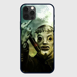 Чехол для iPhone 12 Pro Slipknot, цвет: 3D-черный