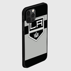 Чехол для iPhone 12 Pro Los Angeles Kings, цвет: 3D-черный — фото 2