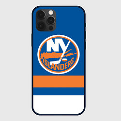 Чехол для iPhone 12 Pro New York Islanders, цвет: 3D-черный