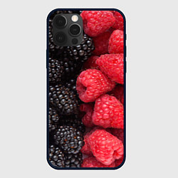 Чехол для iPhone 12 Pro Ягодная, цвет: 3D-черный