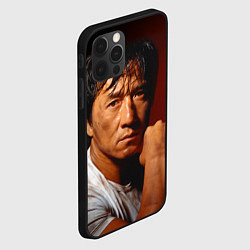 Чехол для iPhone 12 Pro Джеки Чан, цвет: 3D-черный — фото 2