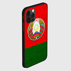 Чехол для iPhone 12 Pro Герб Беларуси, цвет: 3D-черный — фото 2