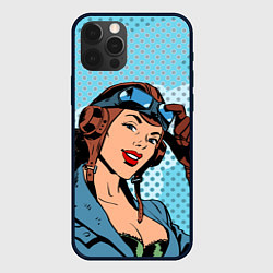 Чехол для iPhone 12 Pro ВВС, цвет: 3D-черный