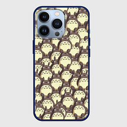 Чехол для iPhone 13 Pro Тоторо, цвет: 3D-тёмно-синий